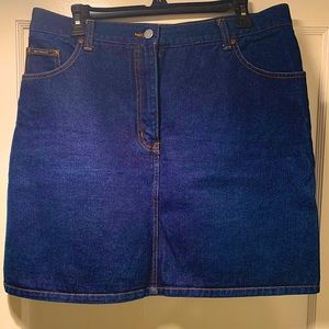 New York & Company A-line Denim Mini Skirt